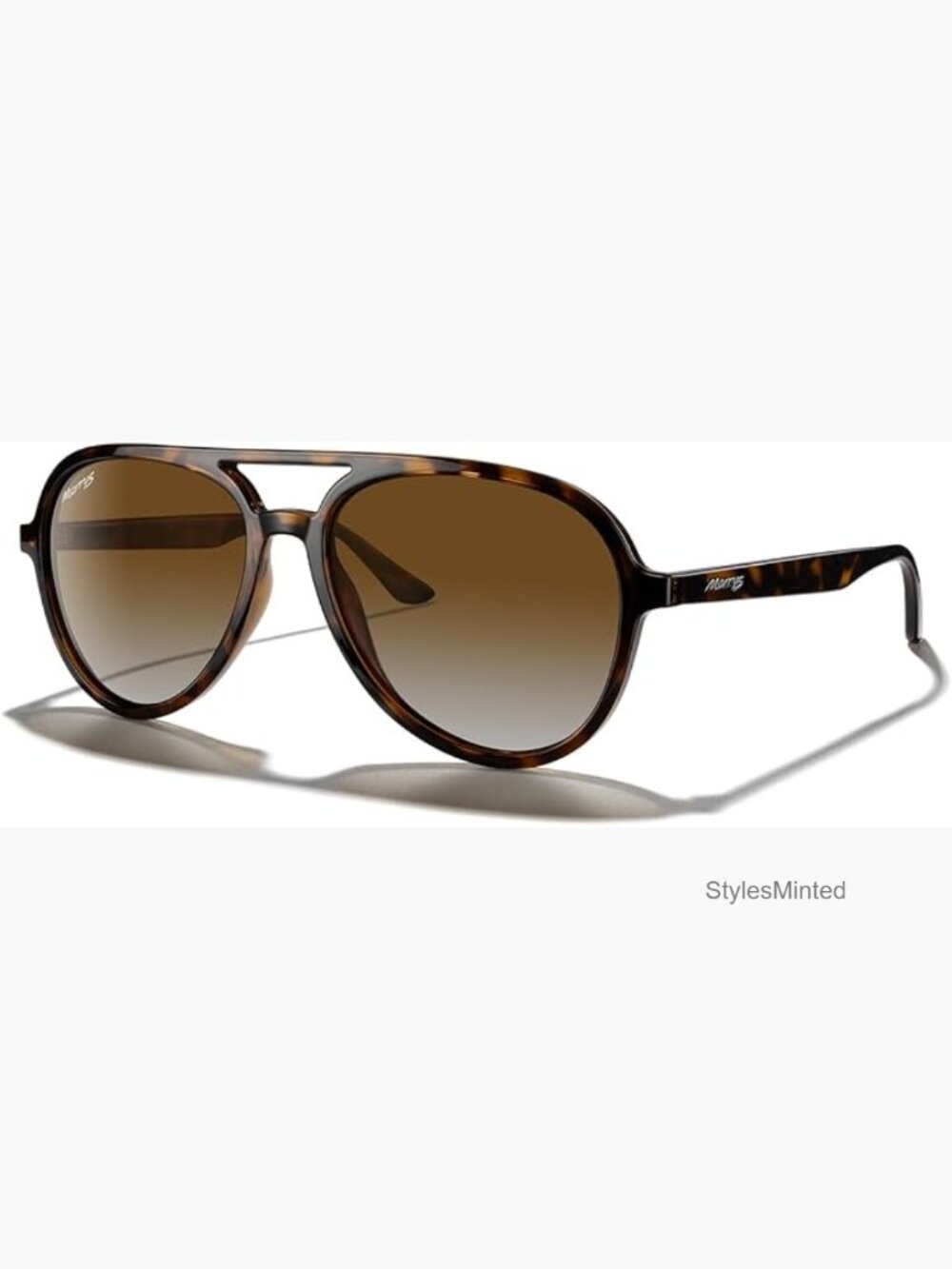 Classic Polarized Aviator Sunglasses Double Bridge Retro UV Protection